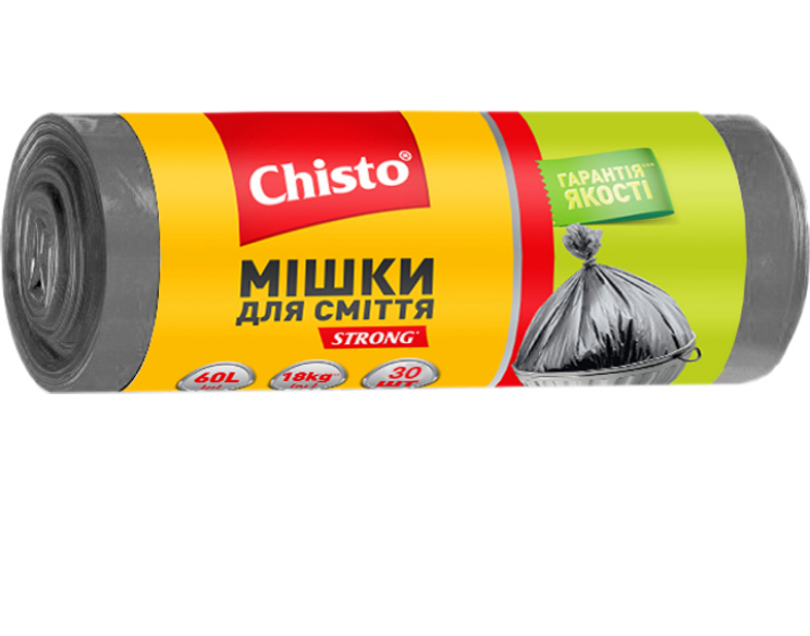 Chisto Мішки д/сміття strong 60лх30шт